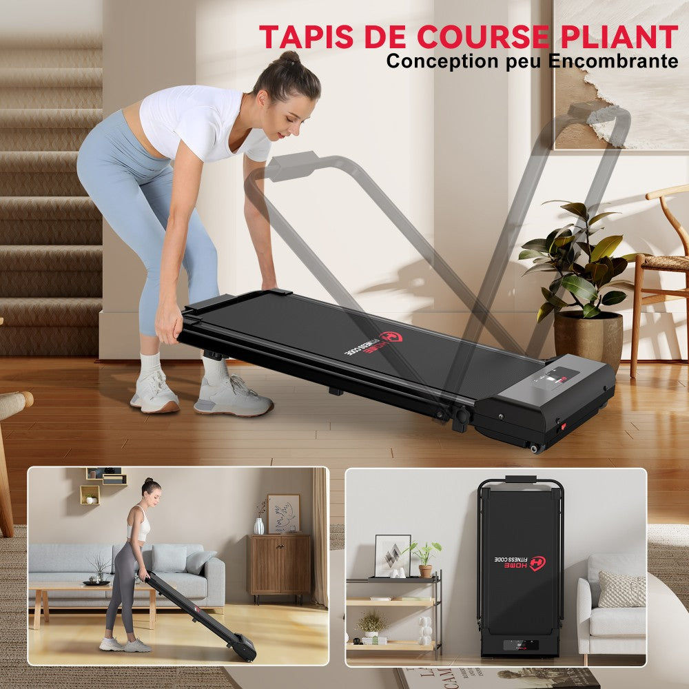 Tapis de Course C1, Vitesse 1-10KM/H, 5% Inclinaison Manuelle