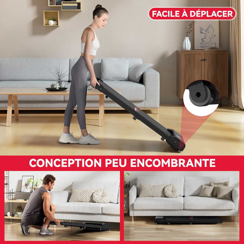 Tapis de Course C1, Vitesse 1-10KM/H, 5% Inclinaison Manuelle