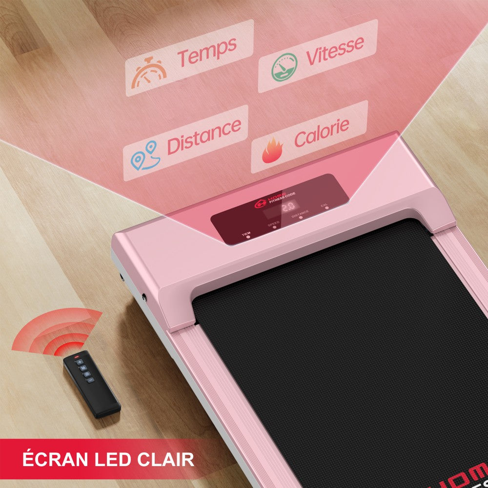 Tapis de Course C1, Vitesse 1-10KM/H, 5% Inclinaison Manuelle