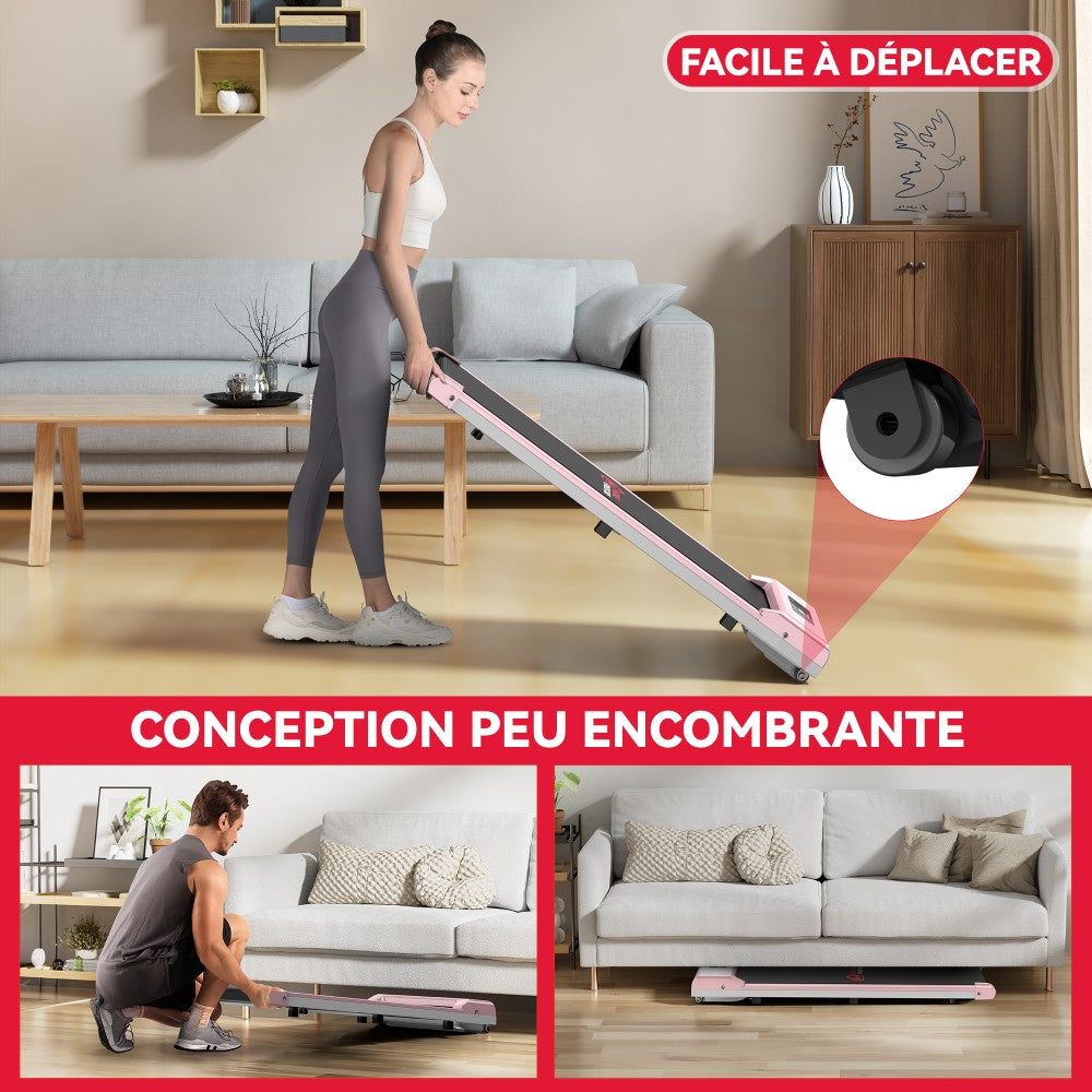 Tapis de Course C1, Vitesse 1-10KM/H, 5% Inclinaison Manuelle