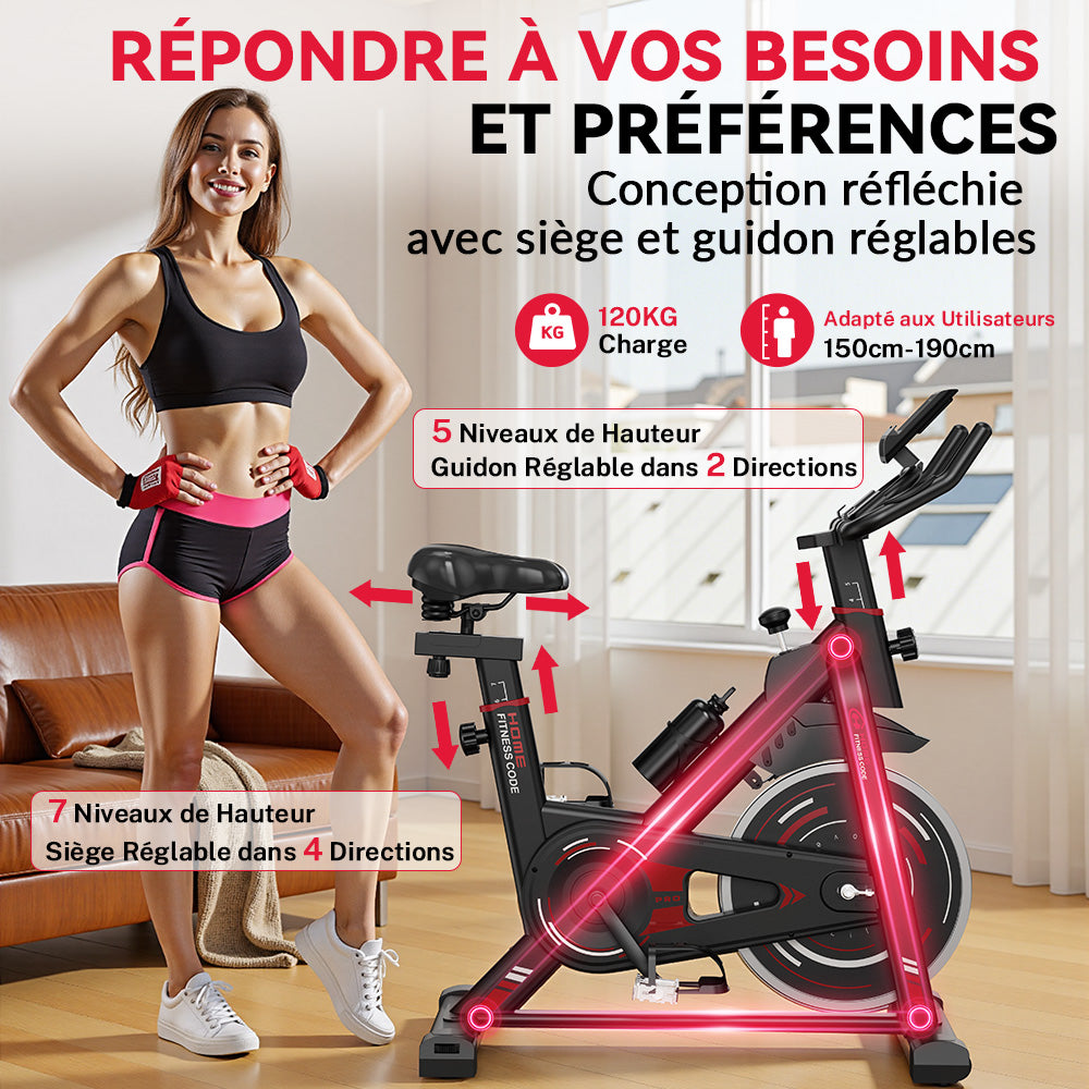 Vélo D'exercice Stationnaire (2025 Nouvelle Version)