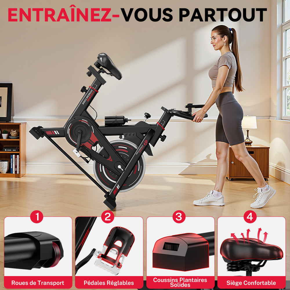 Vélo D'exercice Stationnaire (2025 Nouvelle Version)