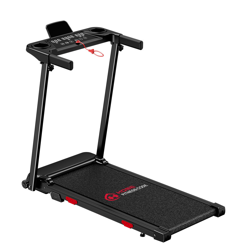Tapis de Course Pliant Q5 avec Inclinaison, Moteur sans Balais, Vitesse 1-12KM/H