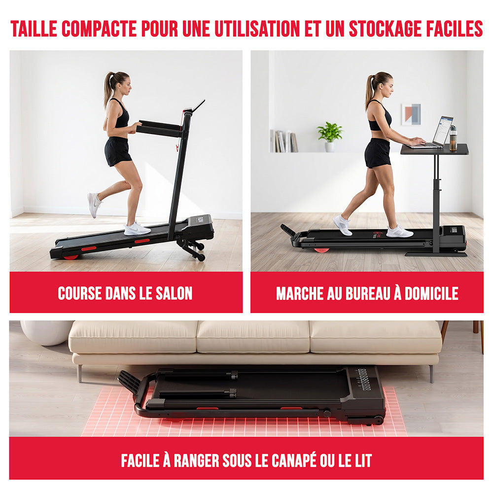 Tapis de Course Y5 avec Moteur sans Balais, 0% - 15 % Inclinaison Automatique