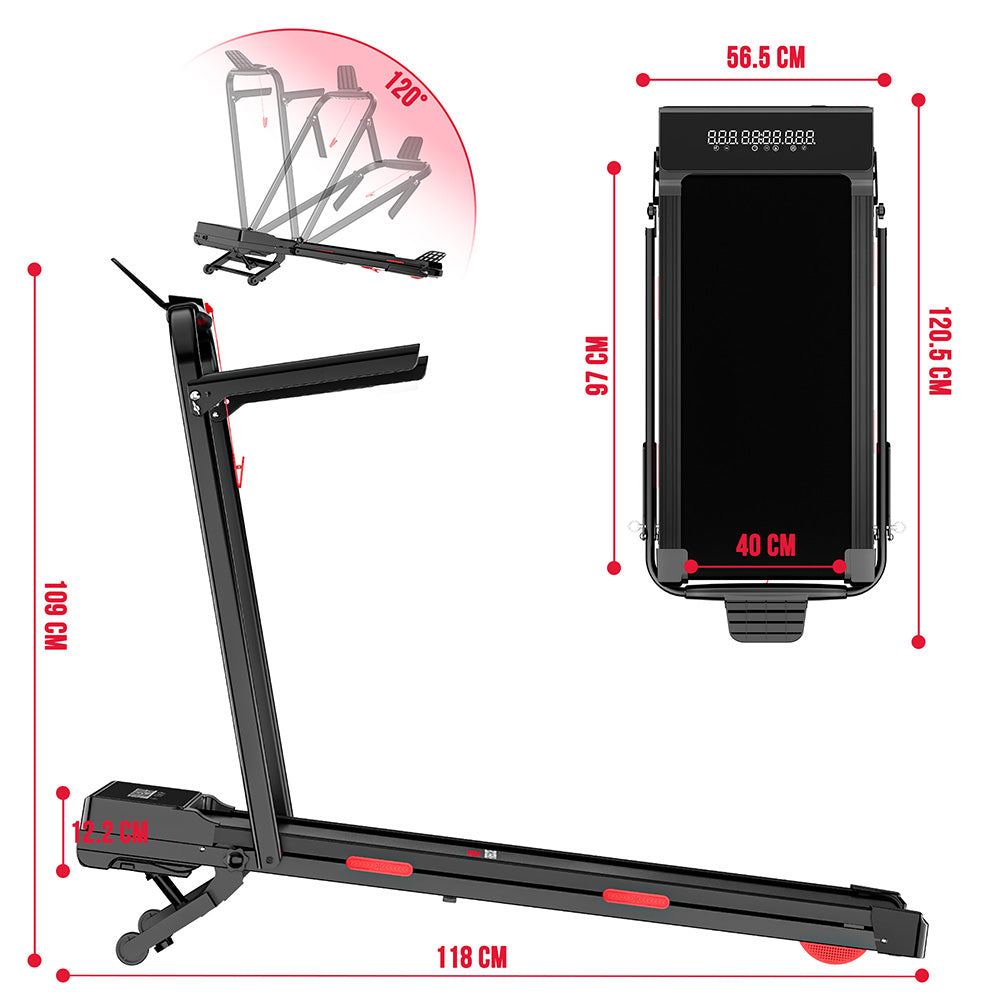 Tapis de Course Y5 avec Moteur sans Balais, 0% - 15 % Inclinaison Automatique
