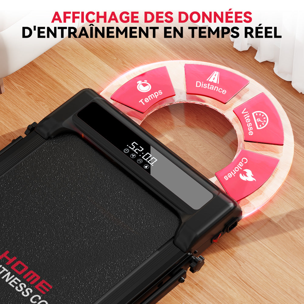 Tapis de Course Z3 avec Moteur Sans Balais, Vitesse 1-6 km/h, 5% Inclinaison Manuelle