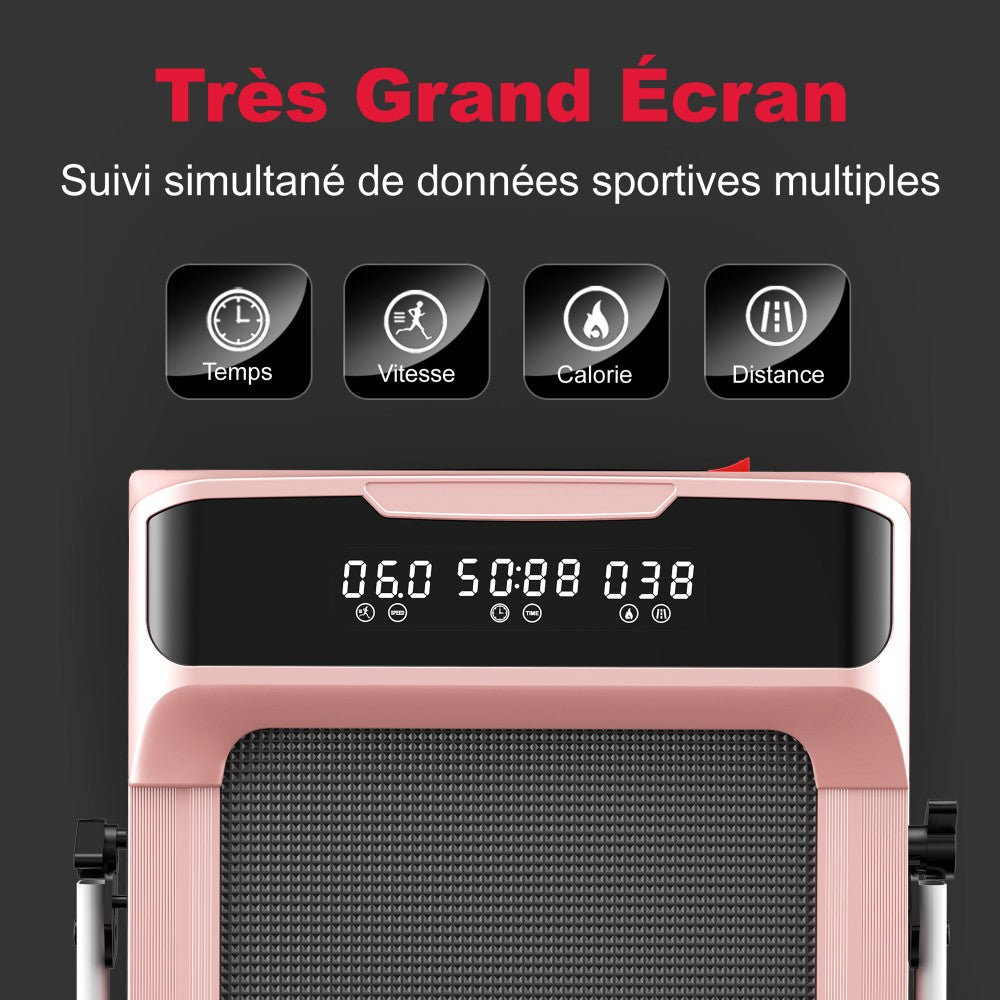 Tapis de Course Pliant Q2 Pro, Vitesse 1-10KM/H