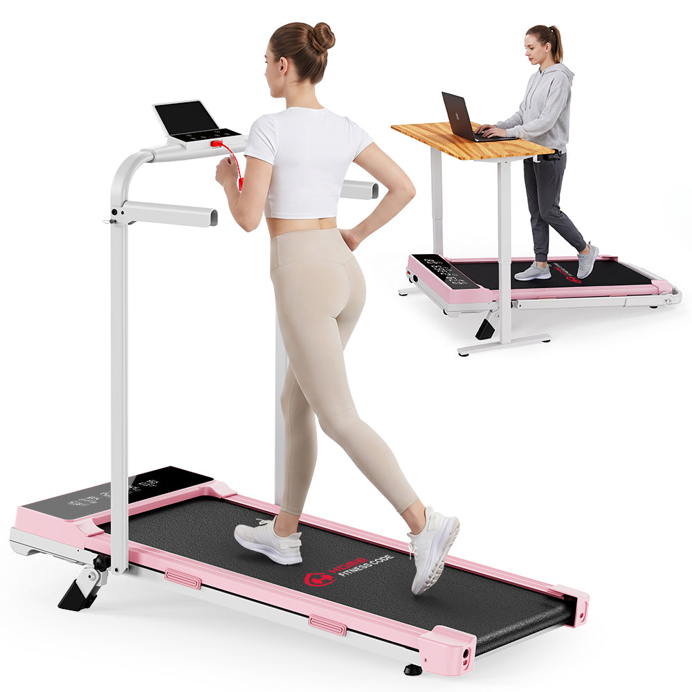 Tapis de Course Q2 Pro avec 5% Inclinaison Manuelle, Vitesse 1-10 km/h (Nouvelle Version)