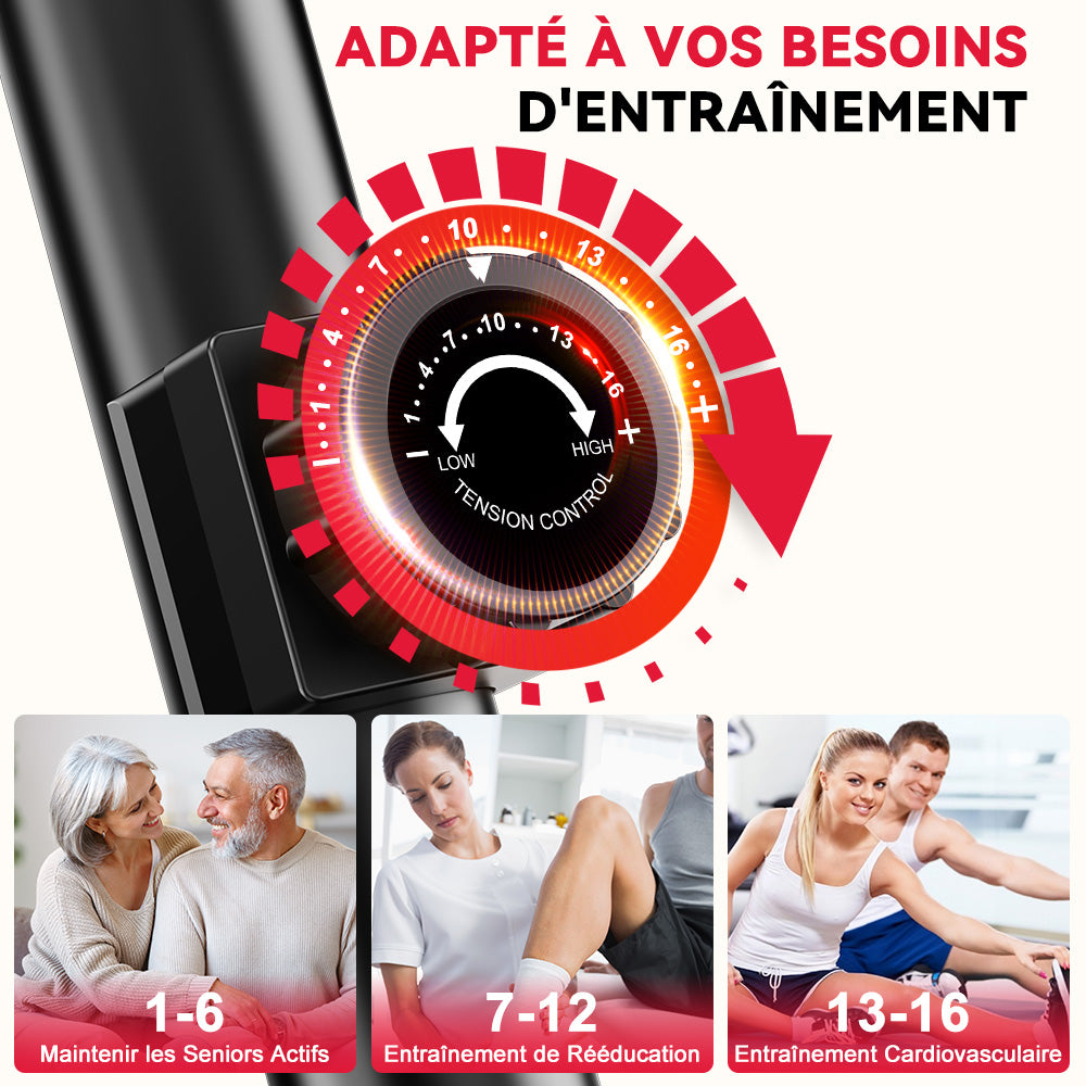 Vélo D'appartement Couché X1, 16 Niveaux de Résistance