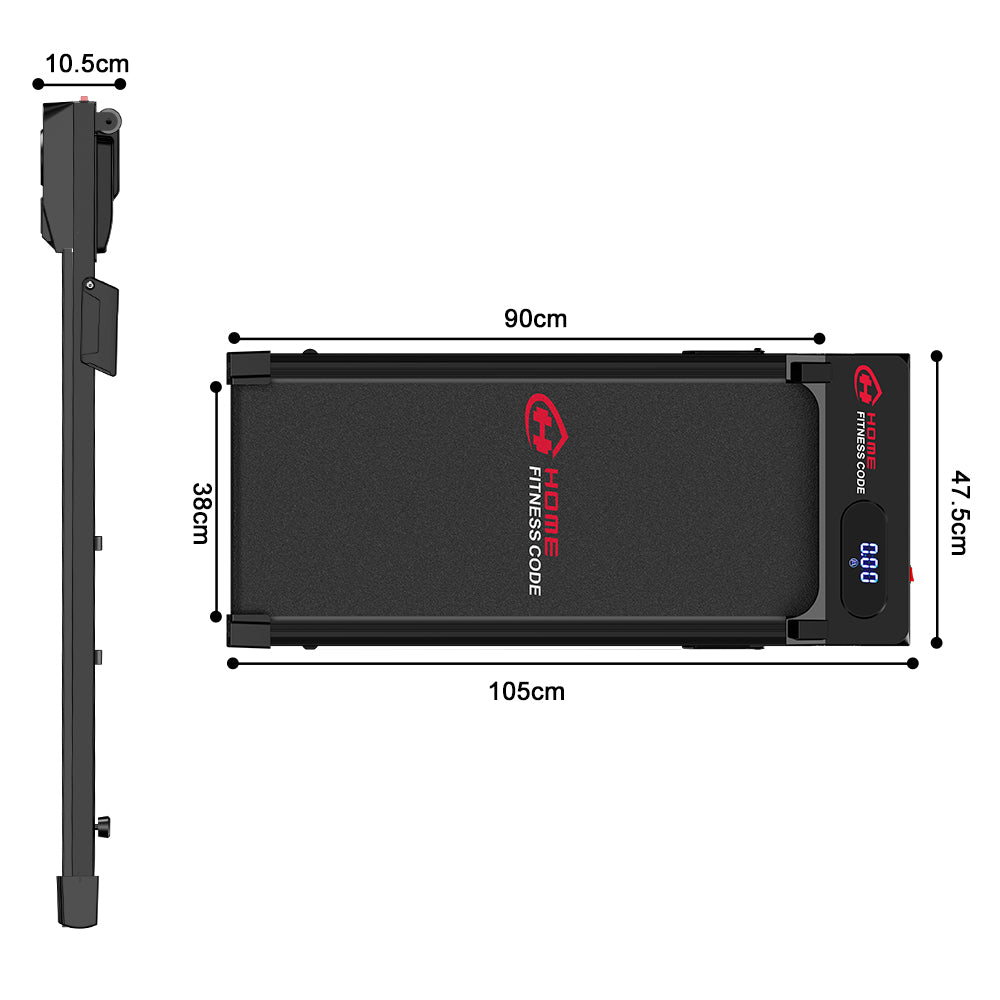 Tapis de Course T7, Vitesse 1-6KM/H, 5% Inclinaison Manuelle