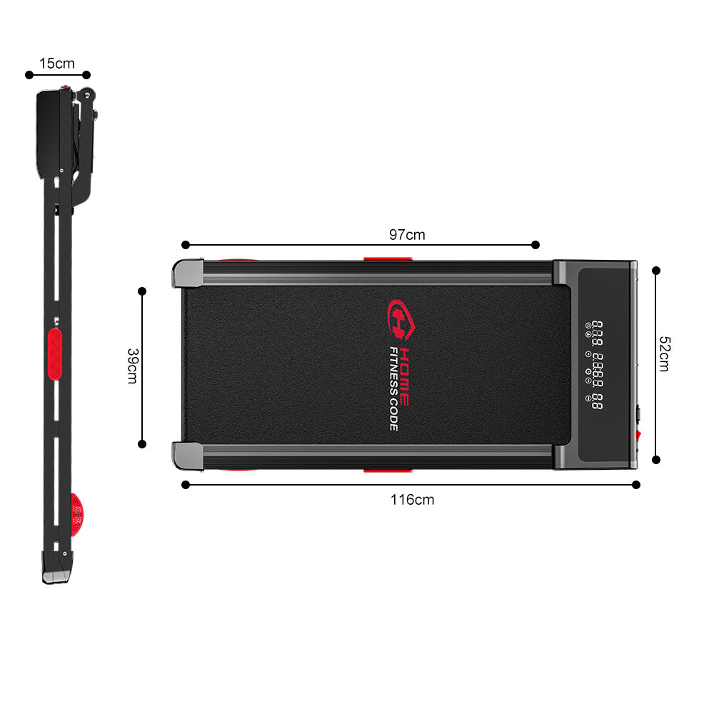 Tapis de Course Y3 avec Moteur sans Balais, Inclinaison Automatique de 12 %