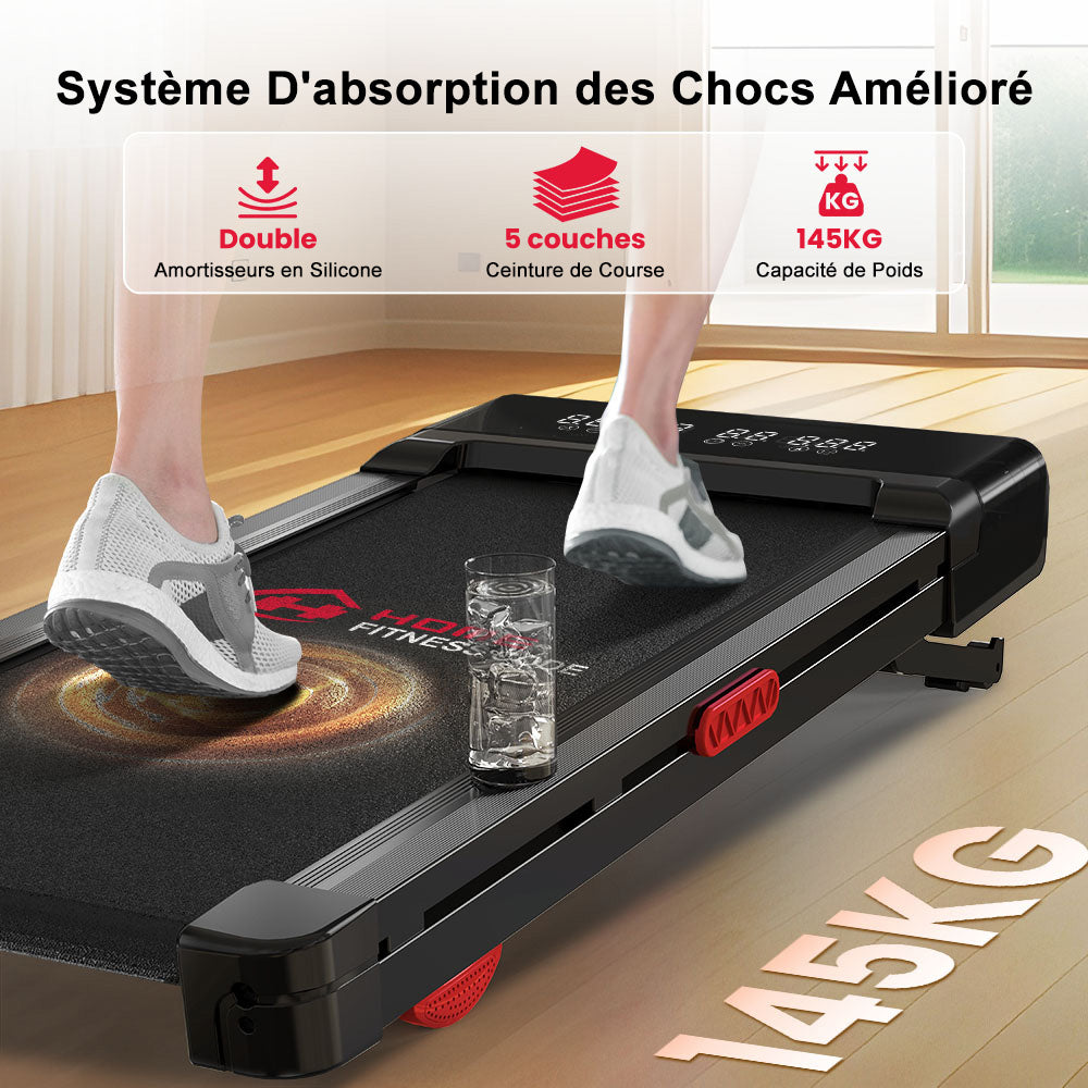 Tapis de Course Y1 avec Inclinaison Automatique de 0 à 12%, Vitesse de 1-10KM/H