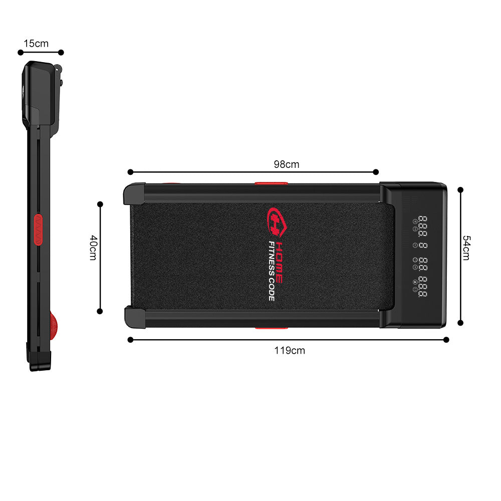 Tapis de Course Y1 avec Inclinaison Automatique de 0 à 12%, Vitesse de 1-10KM/H