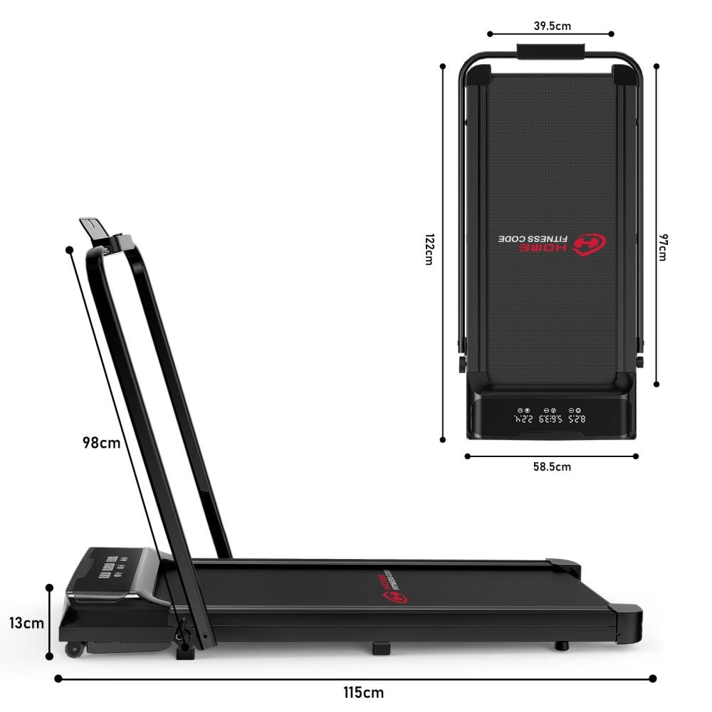 Tapis de Course Pliant Q2 Pro, Vitesse 1-10KM/H