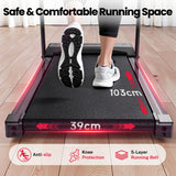 Tapis de Course Pliable A2, 1-12 KM/H, Bluetooth Musique et Application