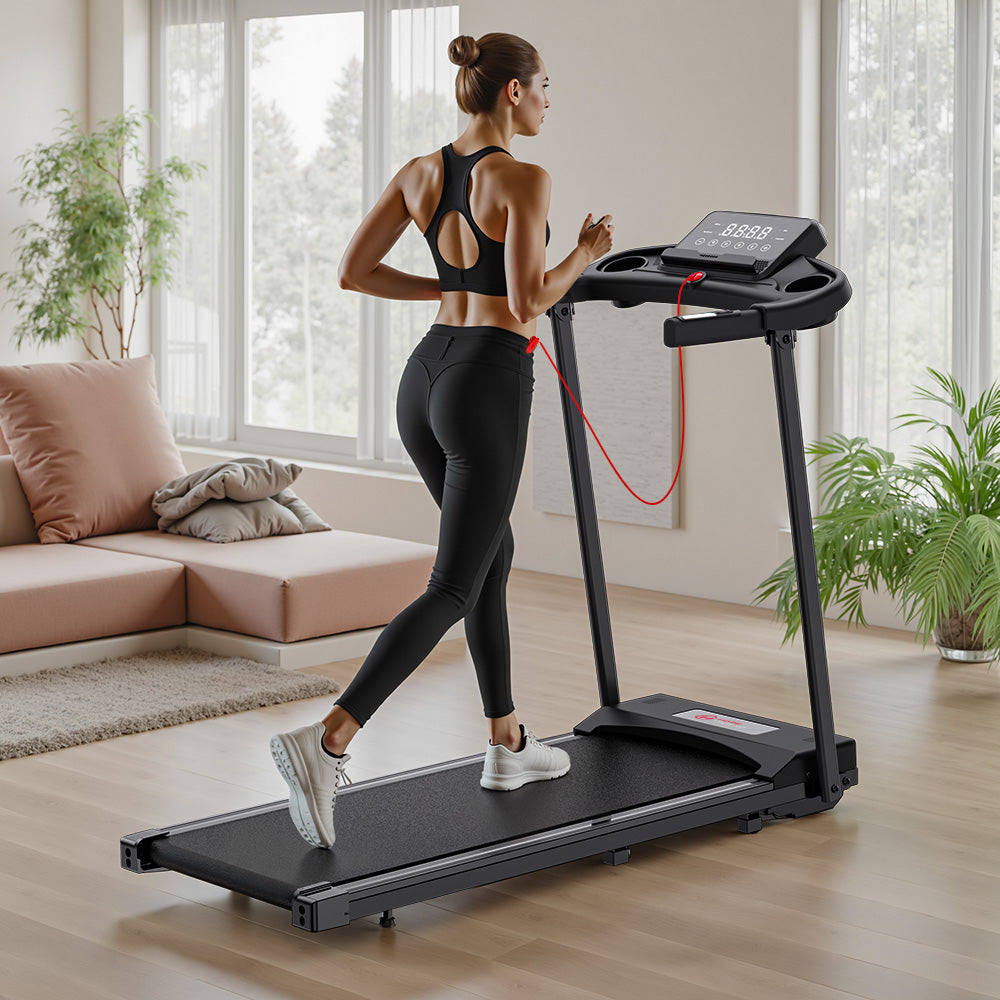 Tapis de Course Pliable A2, 1-12 KM/H, Bluetooth Musique et Application