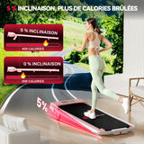 Tapis de Course Pliant C1, Vitesse 1-10KM/H, 5% Inclinaison Manuelle