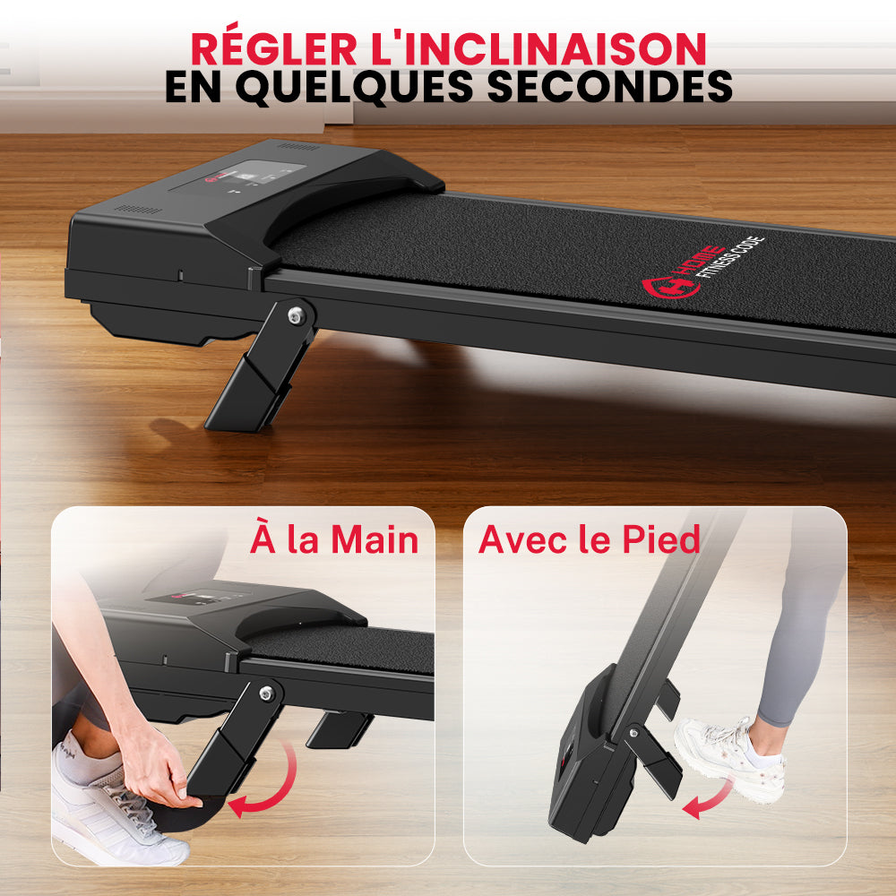 Tapis de Course C1, Vitesse 1-10KM/H, 5% Inclinaison Manuelle