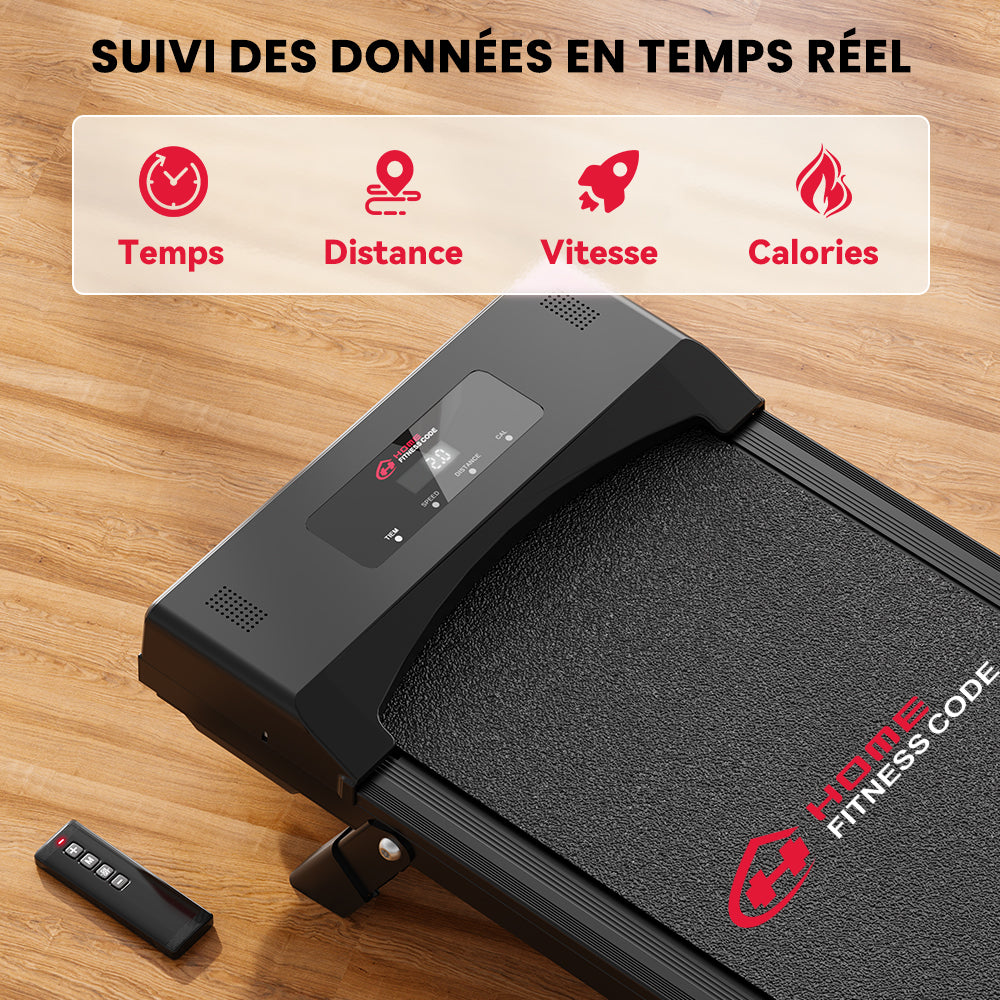 Tapis de Course C1, Vitesse 1-10KM/H, 5% Inclinaison Manuelle