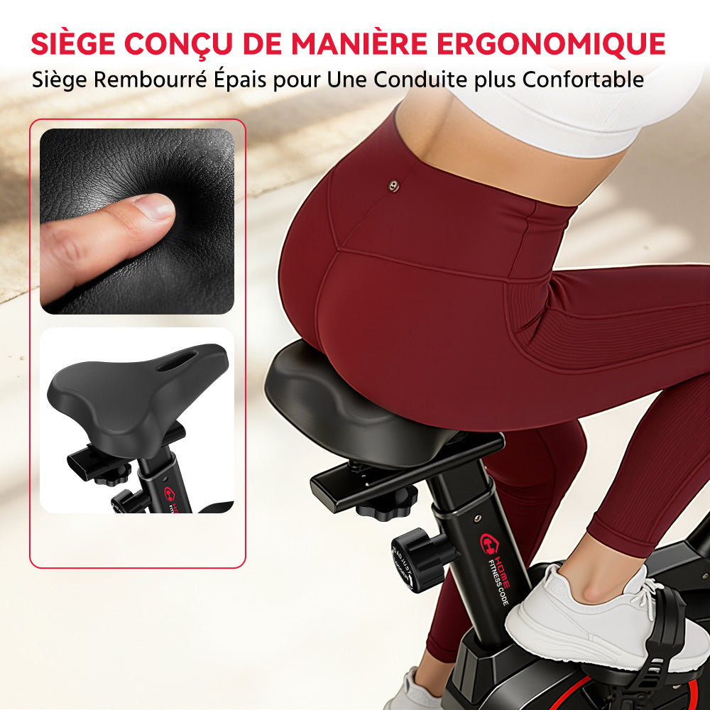 Vélo D'exercice Stationnaire C1, Volant 6 kg