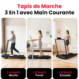 Tapis de Course Pliant T7, Vitesse 1-6KM/H, 5% Inclinaison Manuelle