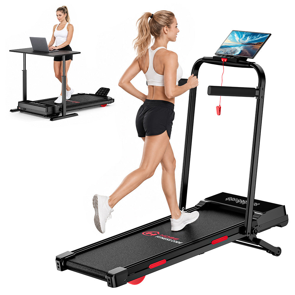 Tapis de Course Pliant Y5 avec Moteur sans Balais, 0% - 15 % Inclinaison Automatique