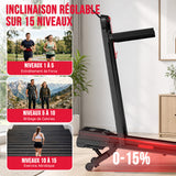 Tapis de Course Y5 avec Moteur sans Balais, 0% - 15 % Inclinaison Automatique