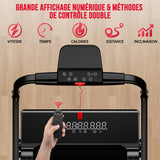 Tapis de Course Y5 avec Moteur sans Balais, 0% - 15 % Inclinaison Automatique
