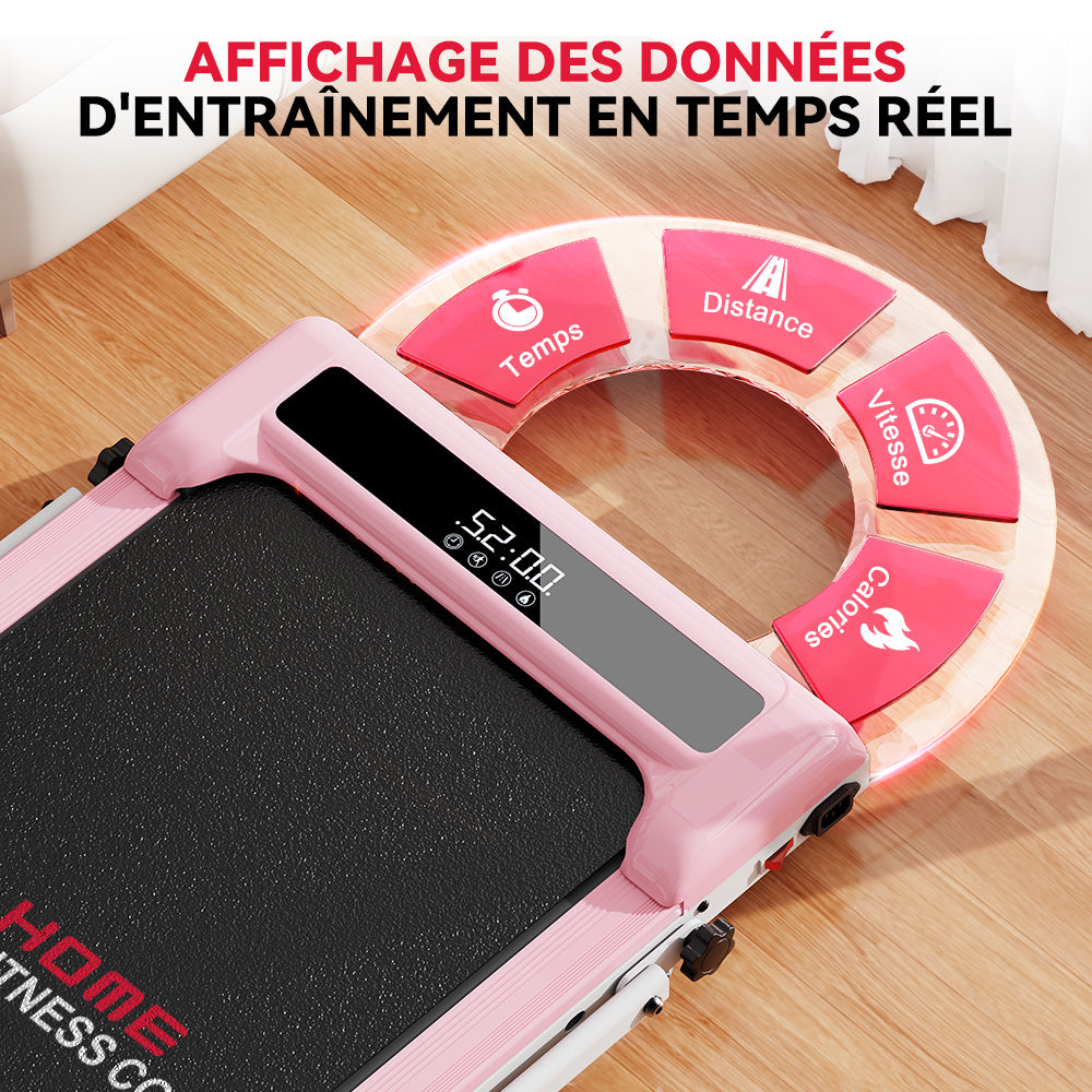 Tapis de Course Z3 avec Moteur Sans Balais, Vitesse 1-6 km/h, 5% Inclinaison Manuelle