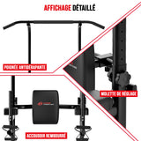 Power Tower Dip Station A1, avec Bandes de Résistance