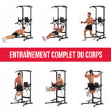 Power Tower Dip Station A1, avec Bandes de Résistance