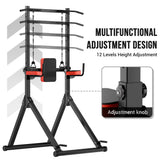 Power Tower Dip Station B1, Réglage en Hauteur sur 12 Niveaux