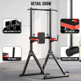 Power Tower Dip Station B1, Réglage en Hauteur sur 12 Niveaux