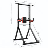 Power Tower Dip Station B1, Réglage en Hauteur sur 12 Niveaux