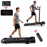Tapis de Course Q2 Pro avec 5% Inclinaison Manuelle, Vitesse 1-10 km/h (Nouvelle Version)