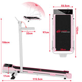 Tapis de Course Q2 Pro avec 5% Inclinaison Manuelle, Vitesse 1-10 km/h (Nouvelle Version)