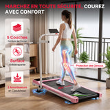 Tapis de Course Q2 Pro avec 5% Inclinaison Manuelle, Vitesse 1-10 km/h (Nouvelle Version)