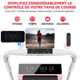 Tapis de Course Q2 Pro avec 5% Inclinaison Manuelle, Vitesse 1-10 km/h (Nouvelle Version)
