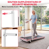 Tapis de Course Q2 Pro avec 5% Inclinaison Manuelle, Vitesse 1-10 km/h (Nouvelle Version)