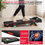 Tapis de Course Q2 Pro avec 5% Inclinaison Manuelle, Vitesse 1-10 km/h (Nouvelle Version)