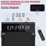 Tapis de Course Q2 Pro avec 5% Inclinaison Manuelle, Vitesse 1-10 km/h (Nouvelle Version)