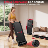 Tapis de Course Q2 Pro avec 5% Inclinaison Manuelle, Vitesse 1-10 km/h (Nouvelle Version)