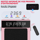 Tapis de Course Q2 Pro avec 5% Inclinaison Manuelle, Vitesse 1-10 km/h (Nouvelle Version)