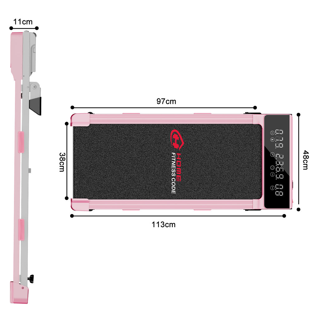 Tapis de Course Q2 Pro avec 5% Inclinaison Manuelle, Vitesse 1-10 km/h (Nouvelle Version)