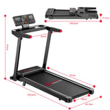 Tapis de Course Pliant Q8, Vitesse 1-12KM/H, Inclinaison Manuelle 5%