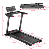 Tapis de Course Pliant Q8, Vitesse 1-12KM/H, Inclinaison Manuelle 5%