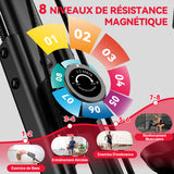 Vélo D'exercice Pliable, Résistance Magnétique