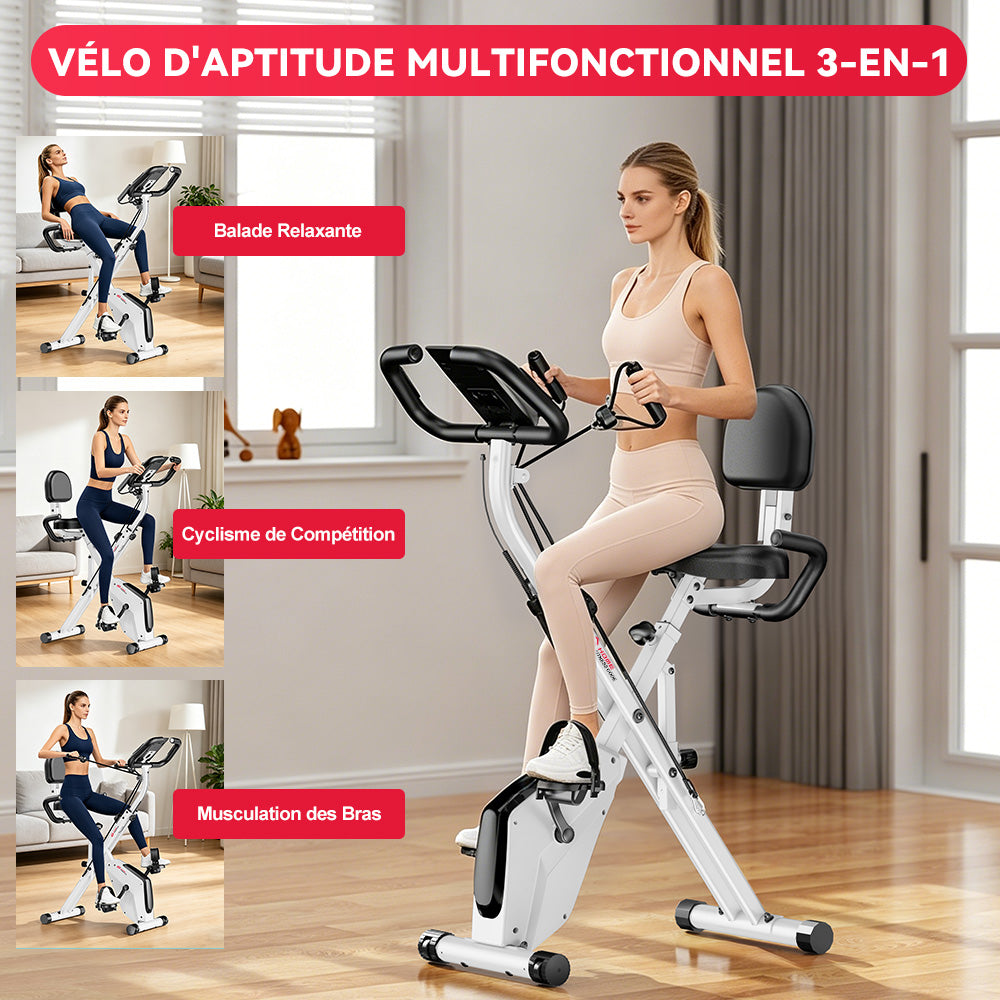 Vélo D'exercice Pliable, Résistance Magnétique
