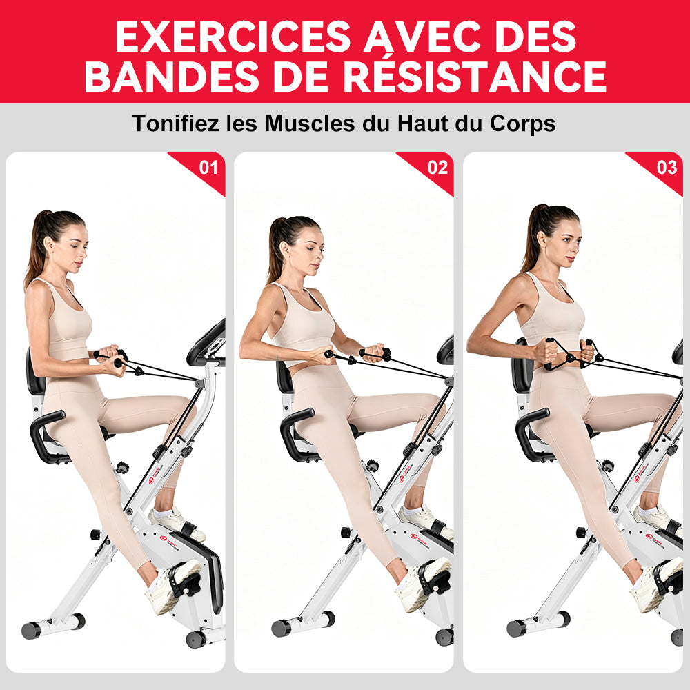 Vélo D'exercice Pliable, Résistance Magnétique
