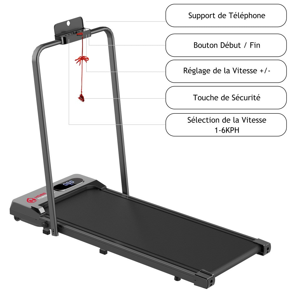 Tapis de Course S1, Vitesse 1-6KM/H